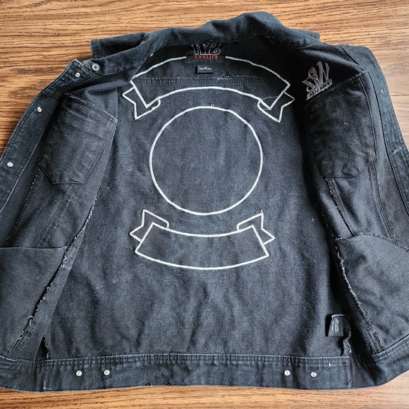WIZ KHALIFA TAYLOR GANG DENIM VEST - Picture 7 of 9